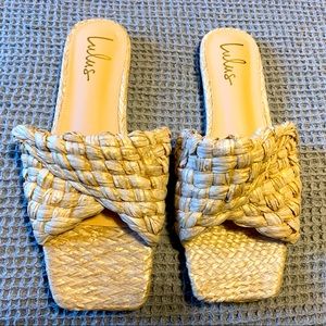 Woven Slide Sandals